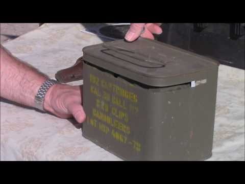 Opening a Spam Can of Greek .30-06 M2 Ball From CMP