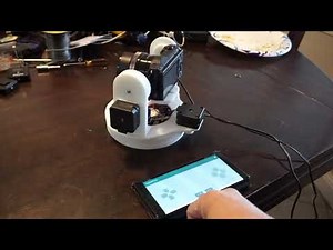 3D Printed Pan Tilt Camera Mount by Isaac879