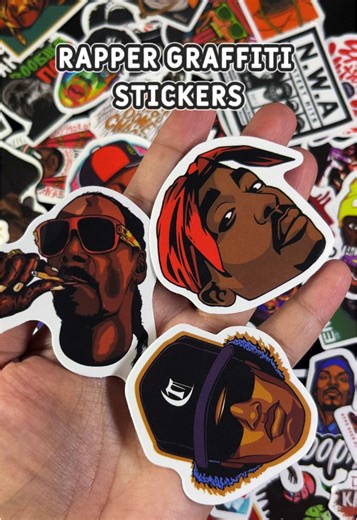 Hip Hop Graffiti Stickers Collection - 50 Unique Designs