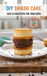 Make Your Own Smash Cake at Home — Simple, Safe & So Sweet!