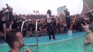 80K views · 913 reactions | First video footage: Herman Li (Dragonforce) plays the guitar inside the pool at Full Metal Cruise II! The Full Metal Cruise II dvd will be available soon, stay tuned! | Full Metal Cruise | Facebook