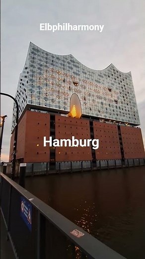 Elbphilharmonie , one of Hamburg’s most iconic & stunning landmarks; with a view from balcony.