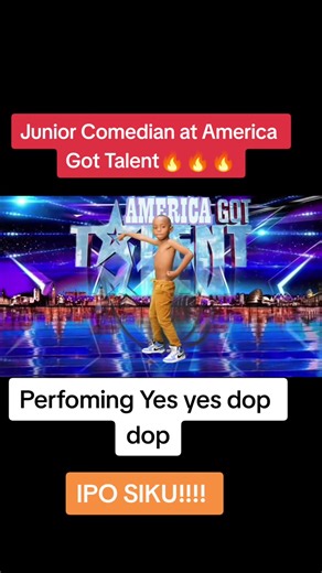 Junior Comedian at America Got TalentDop dop yes yes performance at Agt #fyp #vairl