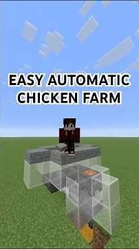 How To Make Minecraft Auto Chicken Farm | 1.21.11 | #minecraft #minecraftideas #minecraftbuilding