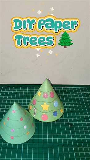 Mainan dari Kertas!😍 diorama pohon 🌲 #diy #craft #miniature #lol #origami #christmasdecor