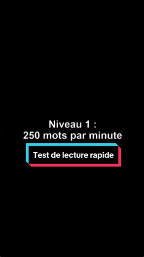 « Peux-tu lire 900 mots par minute ? Essaie. » La personne moyenne lit à une vitesse d’environ 200 à 250 mots par minute. Cependant, les lecteurs rapides utilisent des techniques comme le chunking (regrouper les mots) et la suppression de la subvocalisation — cette petite voix dans la tête qui lit chaque mot à voix haute — pour tripler leur vitesse. À 900 mots par minute, le texte devient flou pour un œil non entraîné, mais le cerveau commence à “photographier” la page plutôt qu’à la lire ligne 