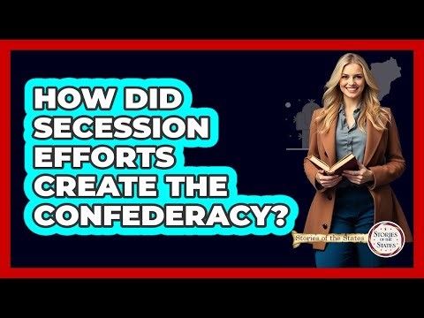 How Did Secession Efforts Create the Confederacy?
