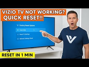 Vizio Smart TV Not Working? Full Factory Reset Guide (Quick & Easy Fix!)