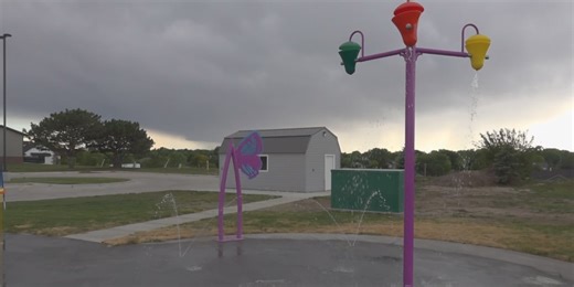 New community splash pad opens in Kearney, honoring Rochelle Morris