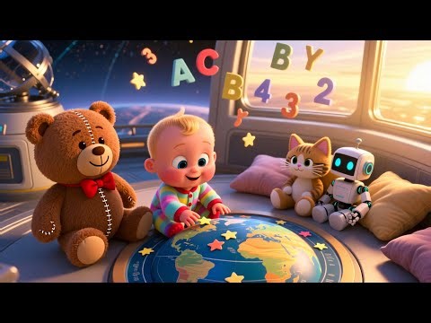Baby Telescope Night Watch 🔭🌙 | Fun Space & Learning Song for Kids | Playful Star Rhyme