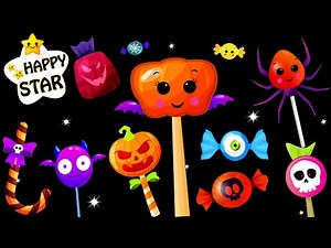 Halloween Candy Dance Party! Spooky Fun - Magical Halloween Sensory Adventure! Happy Star Dancing