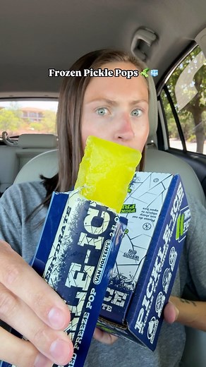 FROZEN PICKLE POPS EXIST and they’re so good 🥹🥒 @pickleinapouch #pickles #dillpickle #pickleinapouch #picklejuice #summer #snacks #dessert #frozenfood #electrolytes #vanholtens #otterpop #slushies #slushy #colddrinks | Morgan Chomps