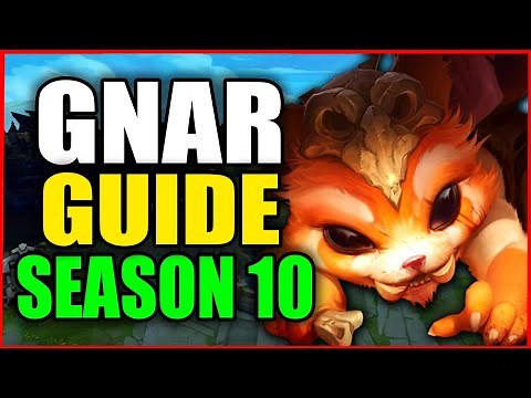 How to Play GNAR for BEGINNERS (Best Build, Runes, Season 10) S10 Gnar Gameplay Guide