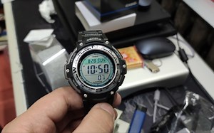 新到的卡西欧SGW100—1V电子表开箱，又能用十年(≧ω≦)/