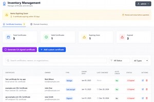 TLS Certificate management for small to medium business