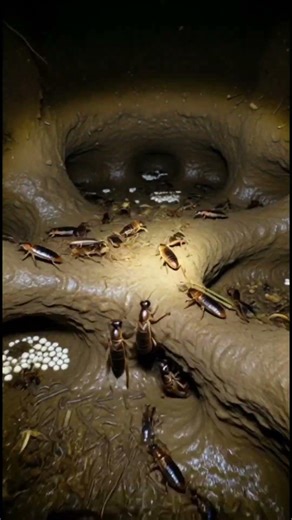 POV: A Camel Cricket Explores Its Massive Underground Colony 🦗 | Micro Camera Documentary