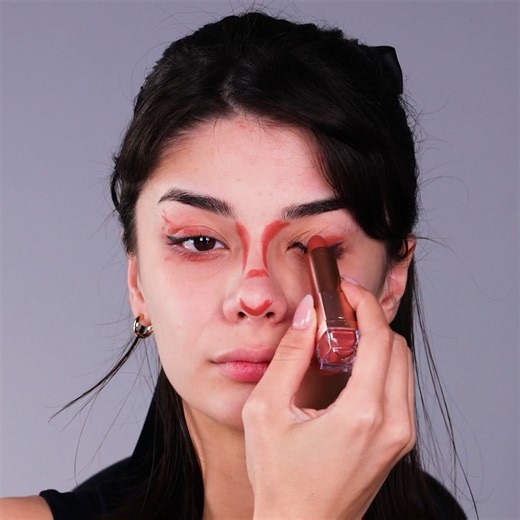 5K views · 11 reactions | A full makeup look using lipstick! | Makeup Lessons | Facebook