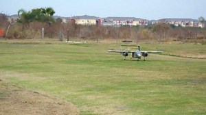 RC OV-10 Bronco landing
