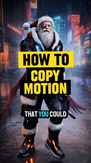 How to copy motion with AI #ai