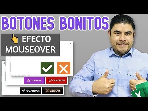 Custom buttons to our USERFORMS 😱 and apply MouseOver effect in Excel VBA