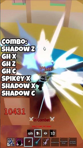 You Can’t Survive This Shadow One-Shot… 🌚 #bloxfruits