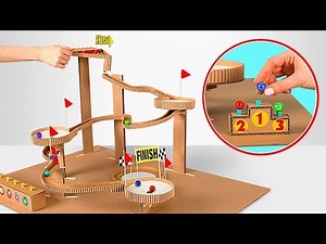 How to make Marble Run Machine From Cardboard
