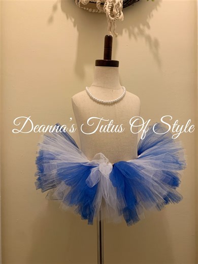 Handmade Fluffy Royal and White Tutu, Girls, Baby, Birthday, Photo Prop, Smash Cake, Ballet, Costume - Etsy