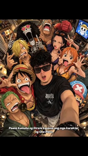 ultra realistic 9 16 prompt ai one piece. one piece ai prompt tutorial. one piece picture group. one piece chopper ai prompt tutorial. chat gpt one piece photo tutorial. one piece crew filter. one piece trend tutorial. one piece character selfie prompt. one piece group photo. cara buat foto dengan karakter one piece. cara membuat foto grup one piece ultra realistis prompt sudah disiapkan untuk kalian cukup unggah satu foto dan selesai 📲 cara edit tutorial trend foto grup one piece ai 🌀 Paano g