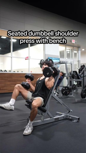 The Only Way You Should be Doing Seated Dumbbell Shoulder Press