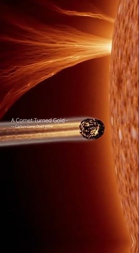 The Golden Comet — C/2025 K1 (ATLAS) Survives the Sun ☀️✨