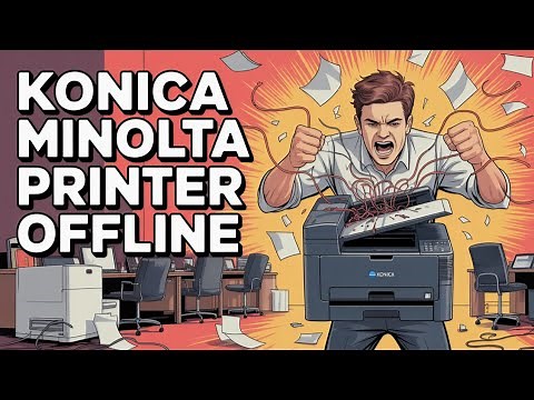 Konica Minolta printer offline error (30-Second Fix for Offline Printers)