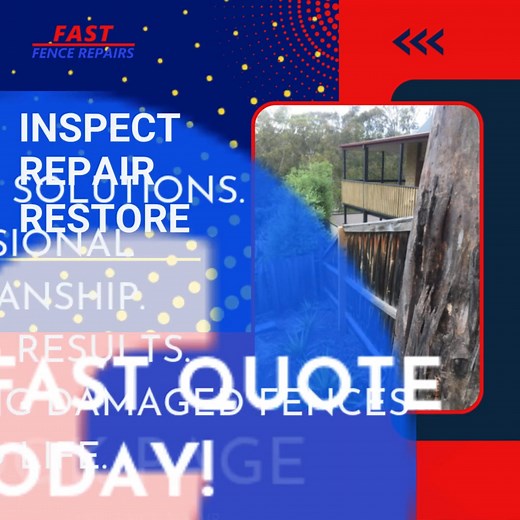 Your fence won’t fix itself — and the longer damage is left...