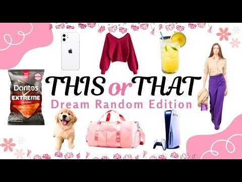 Build Your Dream Random edition | THIS OR THAT 👗👜🎮