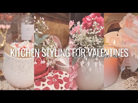 Kitchen Styling for Valentine’s with Early Spring Vibes 🌸💖