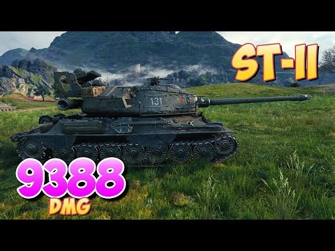 ST-II - 2 Kills 9.3K DMG • Double the heat! • World Of Tanks