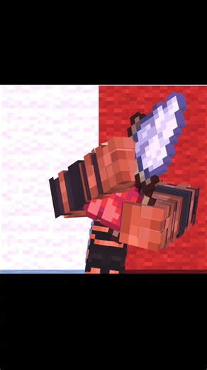 Color mixing with this goober. #minecraft #minecraftanimation #oc #helpme