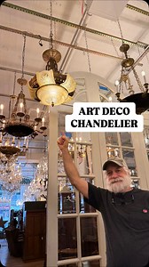 Take a look at this beautiful Art Deco iron bronzed chandelier with 5 lights and floral cast slip shades! Great ornate piece. Send us a DM to purchase or call us at 212-989-8814. Thanks for looking! Dimensions: • 22 in drop x 16 in diameter 📍Olde Good Things, 333 w 52nd St, New York NY 10019 🚛 Shipping available #oldegoodthings #antiquestore #antiqueshop #antique #antiquefinds #antiquelighting #lighting #artdeco #deco #decor #interior #interiordesigns #interiordesigninspiration #castiron #bron