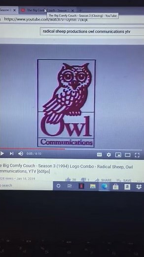 The big comfy couch closing logos