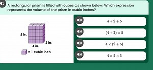 A rectangular prism is filled with cubes as shown below. Which ... | Filo
