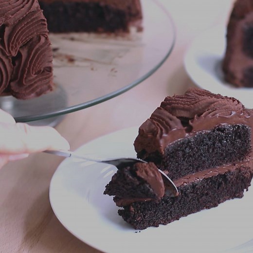 Chocolate Rose Cake Full recipe: http://bit.ly/2f0ndTA | Home Cooking Adventure