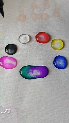 most satisfying colors mixing #shorts #colormixing