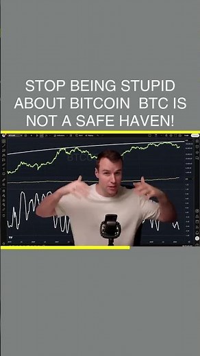 Stop Being Stupid About Bitcoin 🚩 BTC is NOT a Safe Haven!