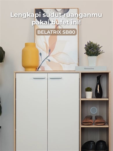 Bufet serbaguna untuk setiap ruangan. Belatrix SB80! 😍 #pira #bufet