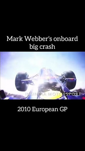 Mark Webber Onboard Flying Crash