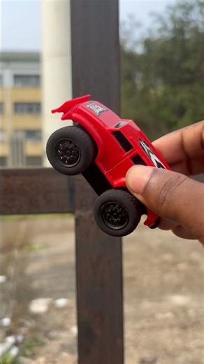 Red remote control car Vs Iron pipe battle 💥💨#shorts