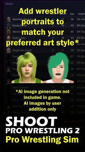 New Pro Wrestling Sim | Shoot Pro Wrestling 2 | Wrestling Game