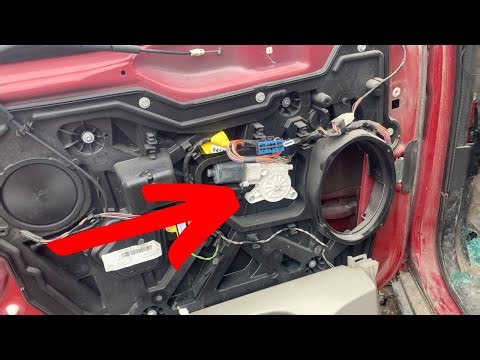 How to remove door window motor Dodge Grand Caravan 2008-2020