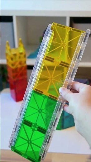 Rainbow Ball Run with the MAGNA-TILES® Rail Racers Rail Pack