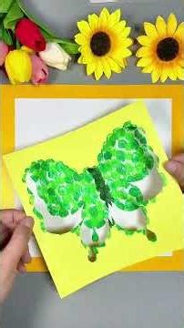 Draw a beautiful butterfly with your finger! Let children try!