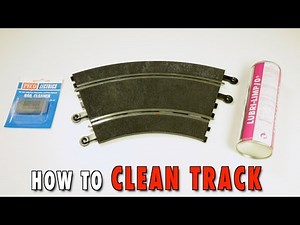 How to clean track | SLOT CARS SCHOOL | HOW TO